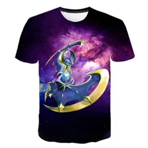 T-shirt Logo 3D Pokemon Lunala