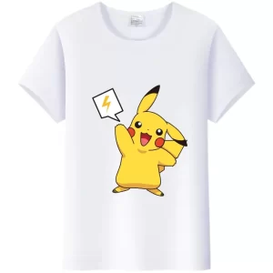 T-Shirt Blanc Pikachu Idée
