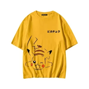 T-shit Oversize Pokemon Pikachu Allongé