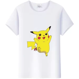 T-Shirt Blanc Pikachu Câlin